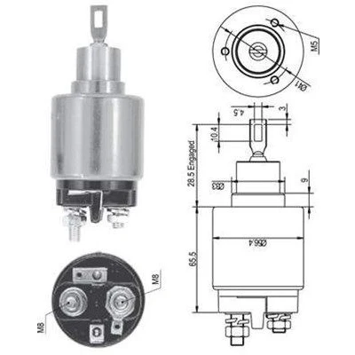 Kuva MAGNETI MARELLI 940113050127 Startin Solenoidi SAAB: 9000 Hatchback