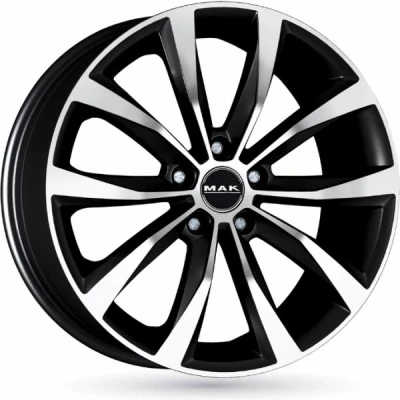 Kuva MAK Wolf Black Machined Face 7x17 5/112 ET40 B57.1