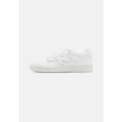 Kuva New Balance 480L Unisex Matalavartiset tennarit, Koko: 44, White Nahka/synteettinen materiaali