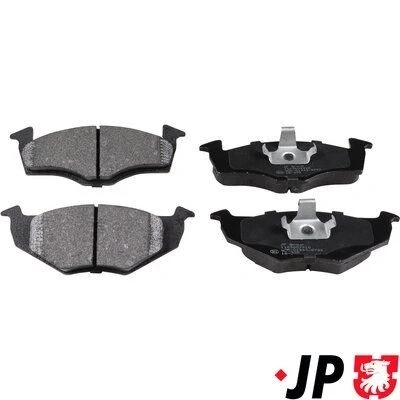 Kuva JP GROUP 1163602910 Jarrupalat Etuakseli Ei kulumisenilmaisimelle SKODA: Fabia 2, I Hatchback, Sedan, VOLKSWAGEN: Polo IV Hatchback