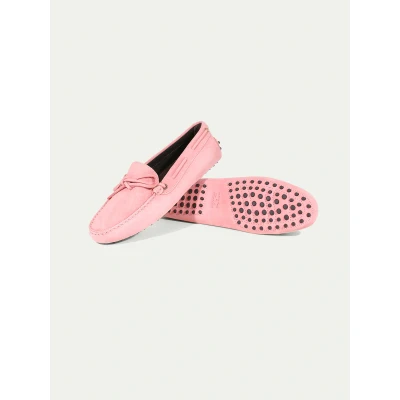 Kuva Pink Suede Driving Shoes Vaaleanpunainen Mokka Koko 35 Naiset Aurélien Italialainen Välimeren tyyli