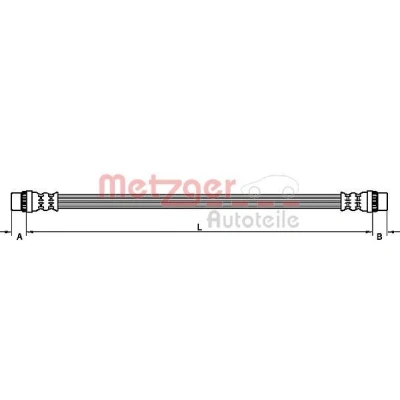 Kuva METZGER 4110929 Jarruletku 138 RENAULT: GRAND SCENIC 3, MEGANE 3 Grandtour