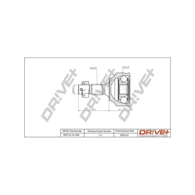 Kuva Dr!ve+ DP2110.10.1545 Vetonivel TPE (termoplastinen elastomeeri)