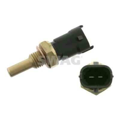 Kuva SWAG 40 92 8377 Jäähdytysnesteen Lämpötila Anturi Musta Tiivisterenkaalla OPEL: Astra H Caravan, G CC, Hatchback, SAAB: 9 3 Sedan