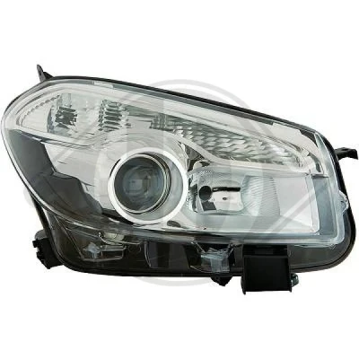 Kuva DIEDERICHS 6045984 Ajovaloumpio Oikea D1S, D1S/H7, H7 Xenon NISSAN: Qashqai / Qashqai+2 I