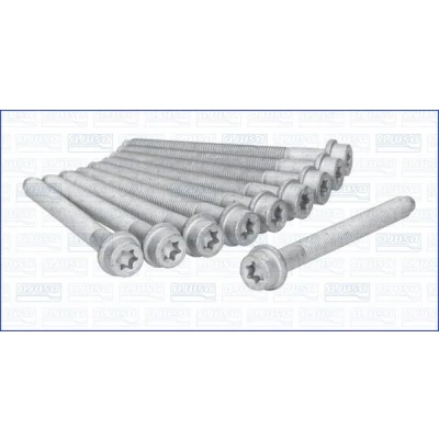 Kuva Sylinterikannen pulttisarja CITROËN, FIAT, HYUNDAI, LADA, LANCIA, PEUGEOT, ROVER, SUZUKI, TALBOT OE 0204.65 (x10)
