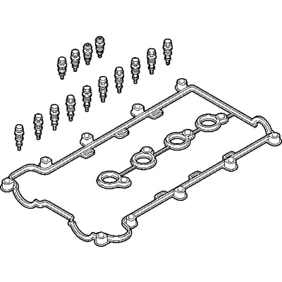 Kuva Tiivistesarja, venttiilikoppa FIAT, OPEL, VAUXHALL OE 56 07 512