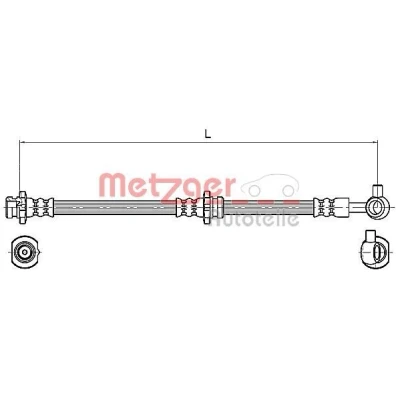 Kuva METZGER 4110132 Jarruletku 505 M10 x 1