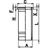 Kuva KOLBENSCHMIDT 89899110 Sylinteriputki 123mm