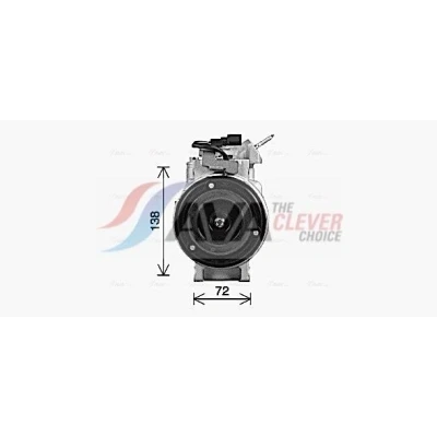Kuva PRASCO FDAK692 Ilmastoinnin Kompressori 7SBH17C PAG 46 R 134a FORD: MONDEO 4 Turnier, S Max Mk1, FOCUS 3 Turnier