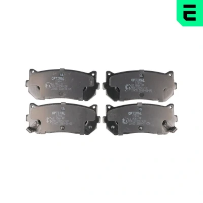 Kuva OPTIMAL BP 12494 Jarrupalat Taka akseli akustisella kulumavaroittimella KIA: Cerato Sedan, CARENS 2