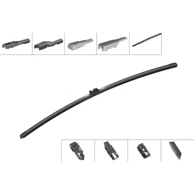 Kuva Pyyhkijänsulka Bosch 3 397 016 313 Flatblade pyyhinsulka (rungoton) Ohjaus vasemmalla