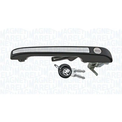 Kuva MAGNETI MARELLI 350105024300 Ovenkahva Eteen, oikea Sulkusylinterillä Musta Ei pinnoitetta VOLKSWAGEN: GOLF 2, Caddy 1 Pickup, Polo II Hatchback