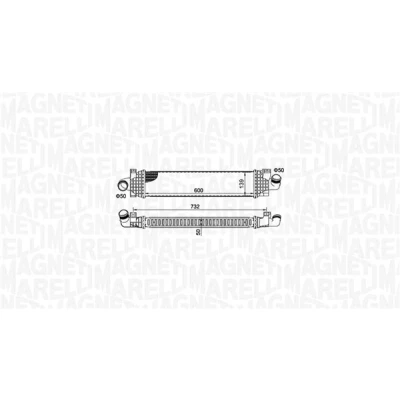 Kuva MAGNETI MARELLI 351319204980 Välijäähdytin FORD: Focus 2 Kombi