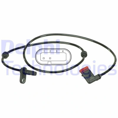 Kuva DELPHI SS20501 ABS Anturi aktiivisensori 958 MERCEDES BENZ: E sarja Coupe, T modell, C Coupe