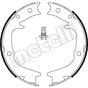 Kuva Jarrukenkäsarja, seisontajarru, Taka akseli CHRYSLER, HYUNDAI, MITSUBISHI, SUBARU OE 58460 M2000, 58465 MB668906