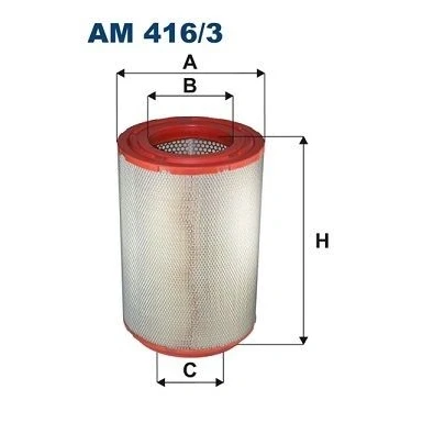 Kuva FILTRON AM 416/3 Ilmansuodatin 465mm 309mm Suodatinpanos SCANIA: P,G,R,T series