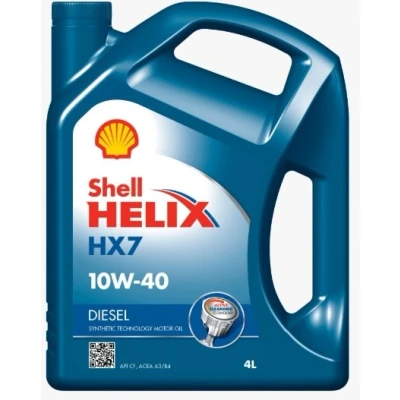 Kuva Shell Helix HX7 DIESEL 10W 40 4l Moottoriöljy 550040425 MERCEDES BENZ: Sprinter 3.5 T Bussi, C sarja modell, E Sedan