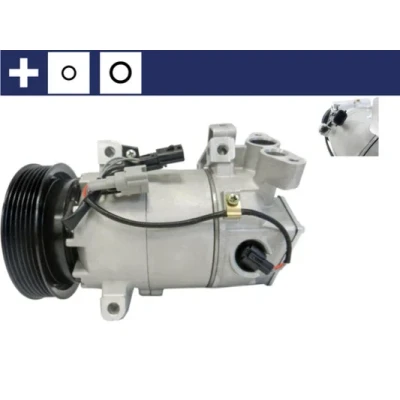 Kuva MAHLE ORIGINAL ACP 606 000S Ilmastoinnin Kompressori VCS14EC 12V PAG 100 YF R1234yf, R134a Tiivisterenkaalla