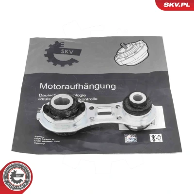 Kuva ESEN SKV 75SKV064 Moottorin Kumityyny Oikea, ylä Kumimetallilaakeri Alumiini, Kumi 151mm 50mm RENAULT: MEGANE 2 Kombi, SCENIC 2, GRAND