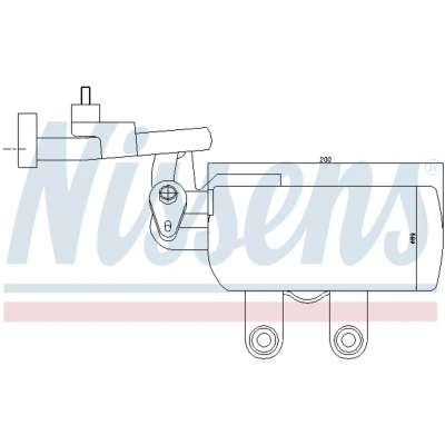 Kuva NISSENS 95385 Ilmastoinnin Kuivain R 134a Alumiini VOLVO: V50, S40 II, C30