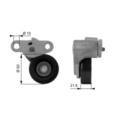Kuva GATES T38159 Kiristysrulla FleetRunner Micro V Stretch Fit HUMMER: H2 SUV, CHEVROLET: Silverado 1500 II, CADILLAC: Escalade III