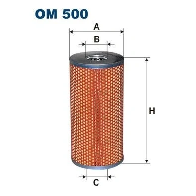 Kuva FILTRON OM 500 Öljynsuodatin Suodatinpanos