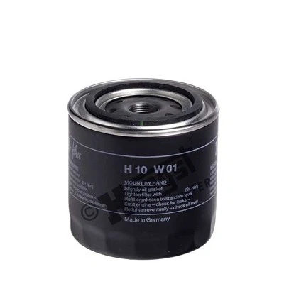 Kuva HENGST FILTER H10W01 Öljynsuodatin 3/4 16 UNF Ruuvattava suodatin FORD: Sierra Mk2 Sedan, Taunus &#039;80, Transit Mk4 Bussi, SAAB: 96, PEUGEOT: 604 Sedan