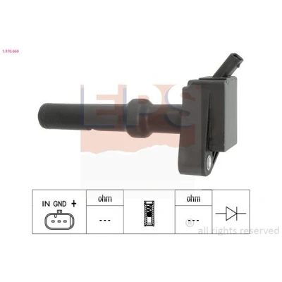 Kuva EPS 1.970.660 Sytytyspuola FORD: Fiesta Mk7 Van