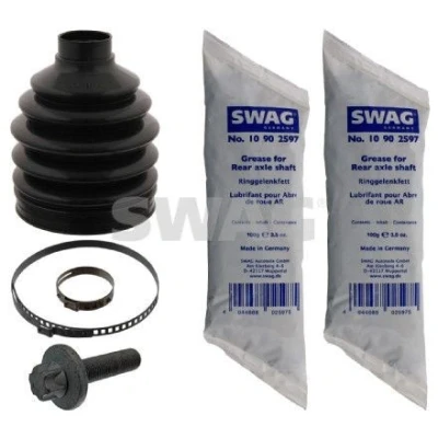 Kuva SWAG 10 94 3449 Paljekumisarja, Vetoakseli 115 Etuakseli, Pyörän puoli Thermoplast MERCEDES BENZ: C sarja T modell, E Sedan