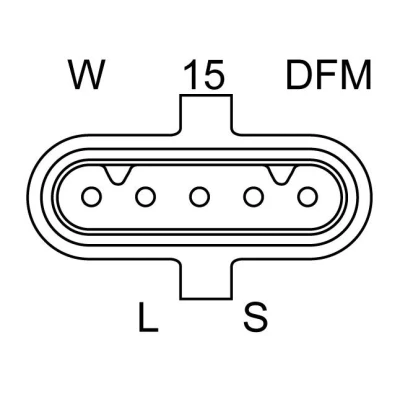 Kuva BOSCH 0 986 042 360 Laturi 28V 80A