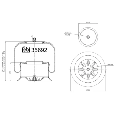 Kuva FEBI BILSTEIN 35692 Metallipalje, ilmajousitus