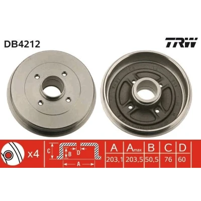 Kuva TRW DB4212 Jarrurumpu
