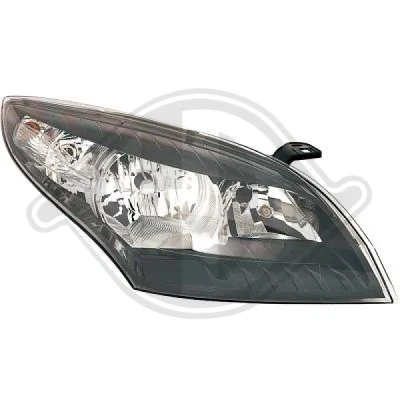 Kuva DIEDERICHS 4465182 Ajovaloumpio Oikea H7/H7 Musta Valokorkeussäätimen moottorilla RENAULT: MEGANE 3, 3 Grandtour