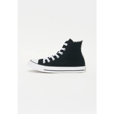 Kuva Converse Chuck Taylor ALL STAR Korkeavartiset tennarit, Koko: 41, Black/coastal dune/egret Tekstiili