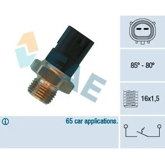 Kuva FAE 36480 Lämpökytkin Jäähdyttimen Puhallin M 16x1,5