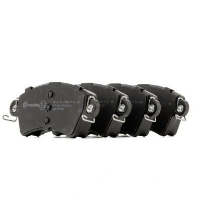 Kuva BREMBO P 61 065 Jarrupalat Ilman kulumisenilmaisinta Jarrusatulan ruuveilla tarvikkeita PEUGEOT: 206 Hatchback, 306 Sedan