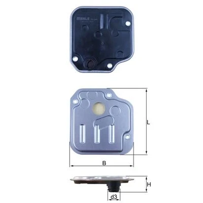 Kuva MAHLE ORIGINAL HX 244 Hydrauliikkasuodatin, Automaattivaihteisto KIA: Rio IV Sedan