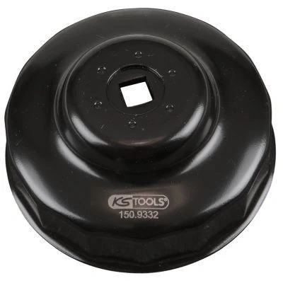 Kuva KS TOOLS 150.9332 Öljynsuodatinavain 90, SW21mm 10 (3/8&quot;)