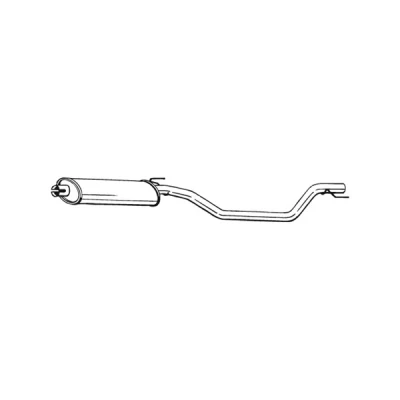 Kuva Keskiäänenvaimentaja OPEL SIGNUM Halvkombi, VECTRA C Kombi OE 13113874, 13172612, 5852236