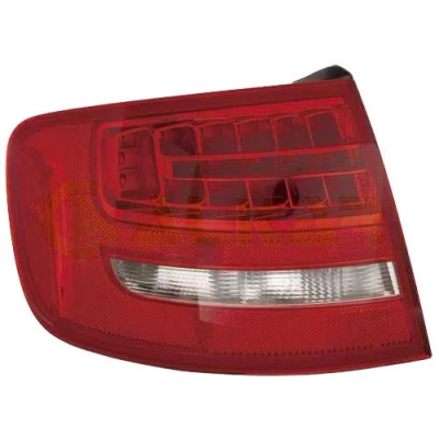 Kuva ABAKUS 446 1923L UE Takavalot Vasen Uloin osa LED, W16W, PY21W Punainen Ilman lampun kantaa, polttimoa AUDI: A4 B8 Avant, Sedan