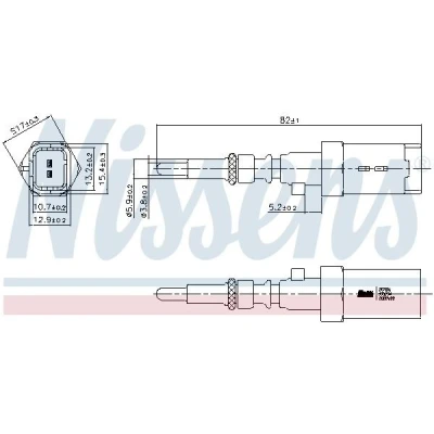 Kuva Jäähdytysnestelämpötilan sensori CITROËN, DS, OPEL, PEUGEOT, TOYOTA OE 3646442, 9802935980, SU001A3810