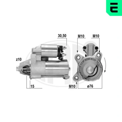 Kuva ERA 220413A Starttimoottori 12 1,4 10 FORD: Transit Connect Mk1 Van, Tourneo