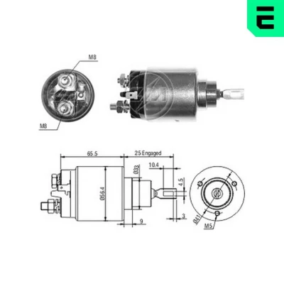 Kuva ERA ZM2777 Startin Solenoidi PEUGEOT: 307 Hatchback, Partner I Combispace