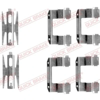 Kuva QUICK BRAKE 109 1618 Tarvikesarja, Jarrupala HYUNDAI: Elantra III Hatchback