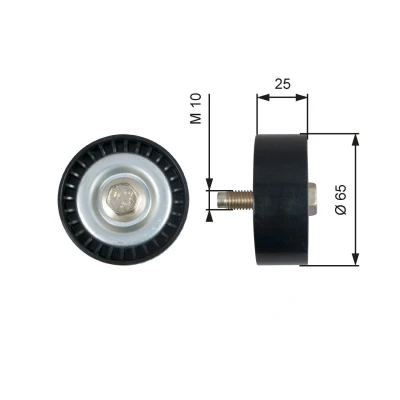 Kuva GATES T36322 Ohjainrulla FleetRunner Micro V Stretch Fit DODGE: Caliber