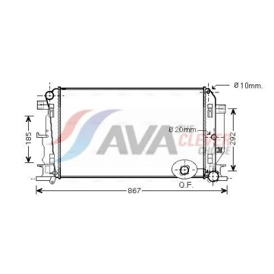 Kuva PRASCO MS2402 Jäähdytin Alumiini 680 388 26 pikaliittimet Jäähdytysrivat juotetut MERCEDES BENZ: Sprinter 3.5 T Van