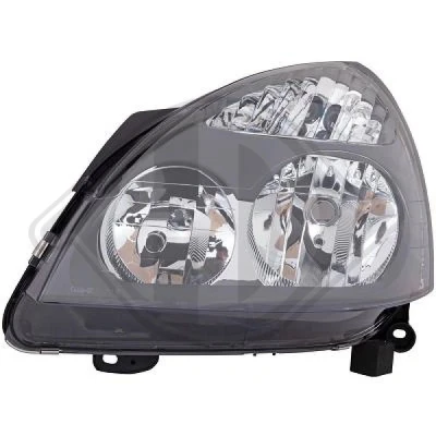 Kuva DIEDERICHS 4413187 Ajovaloumpio Vasen H7, H7/H1, H1 Harmaa RENAULT: CLIO 2