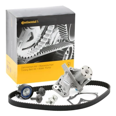 Kuva CONTITECH CT881WP2 Vesipumppu + Jakohihnasarja nokka akselin pultit 117 FORD: MONDEO 4 Turnier, FIESTA 6, FOCUS 3 VOLVO: V50, S40 II, C30