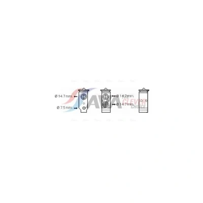 Kuva AVA COOLING SYSTEMS HY1325 Ilmastoinnin Paisuntaventtiili KIA: Sportage II